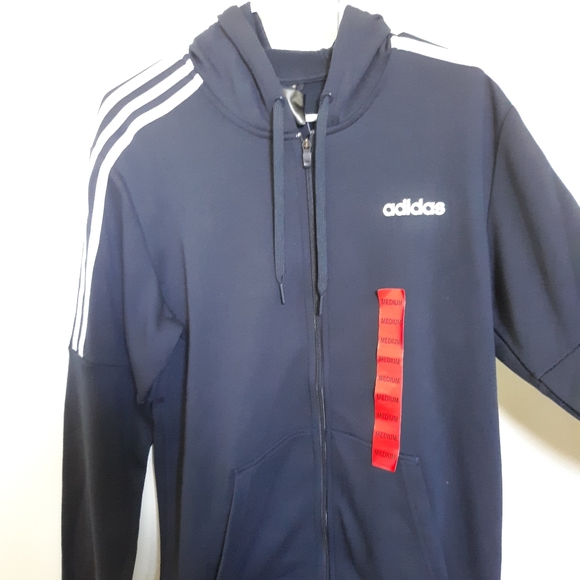 dark blue adidas hoodie